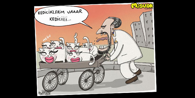 Adnan Oktar fena Ti'ye alındı! İşte o bomba karikatür