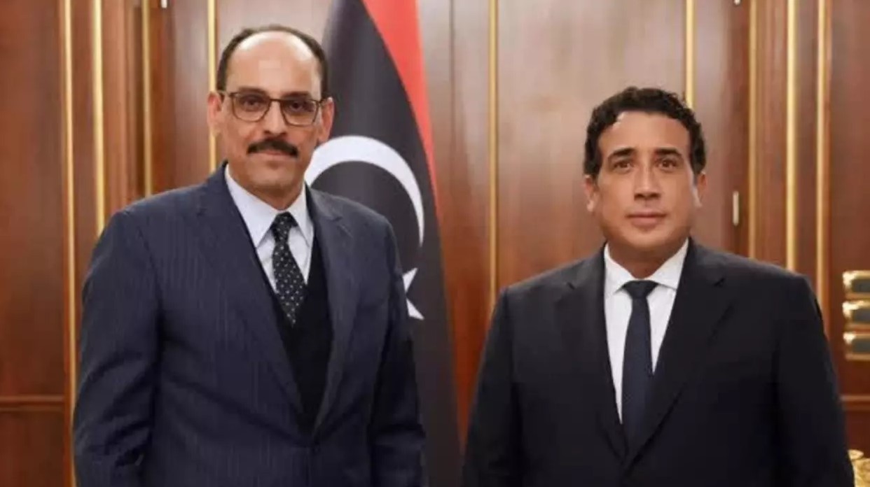 MİT Başkanı Kalın Libya’da! Başkanlık Konseyi Başkanı Menfi ile görüştü