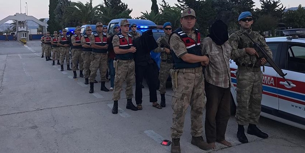 MİT'in yakaladığı 9 teröristten ilk görüntüler!