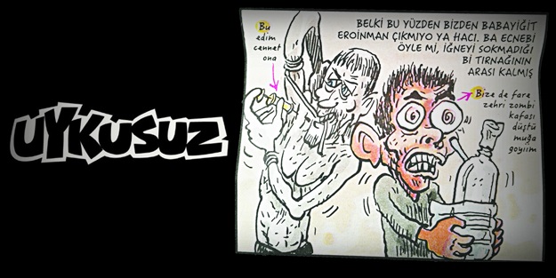 Mizah dergisinde eroin propagandası