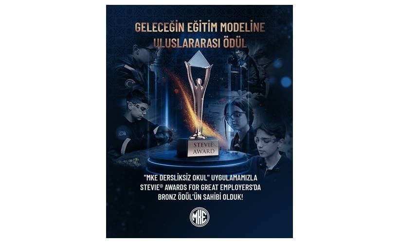 MKE'nin 'Dersliksiz Okul Projesi'ne uluslararası ödül!