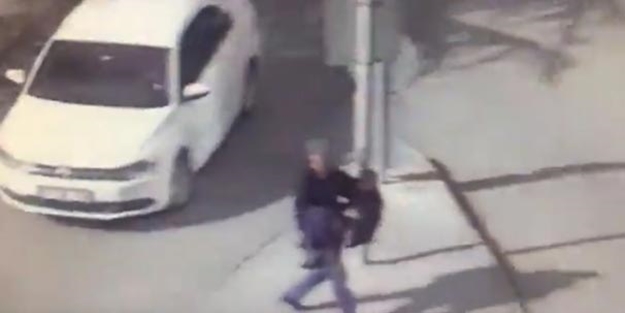 Mobese'ye takıldı! Sosyal medyada büyük ilgi gördü