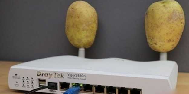 Modeminize patates taktığınızda bakın neler oluyor?