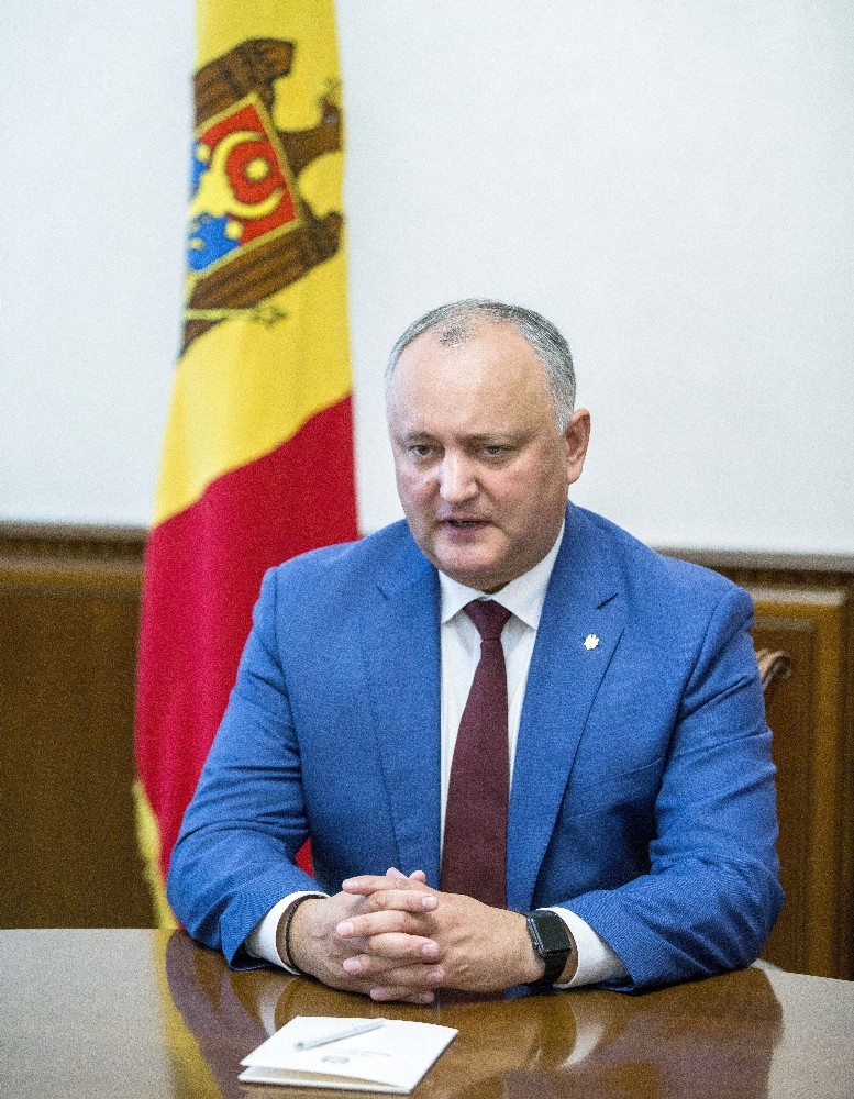 Moldova Cumhurbaşkanı Dodon görevden alındı 