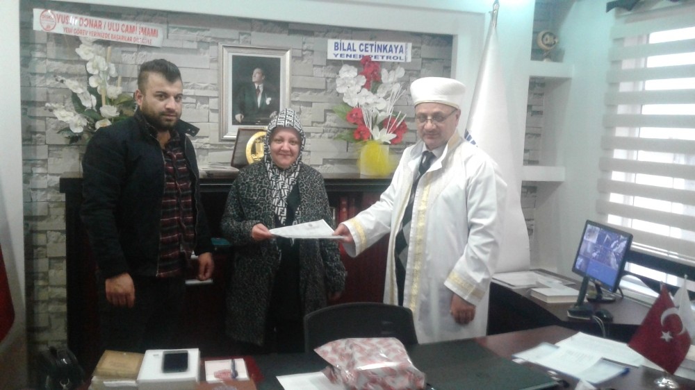 Moldovalı gelin Müslüman oldu 