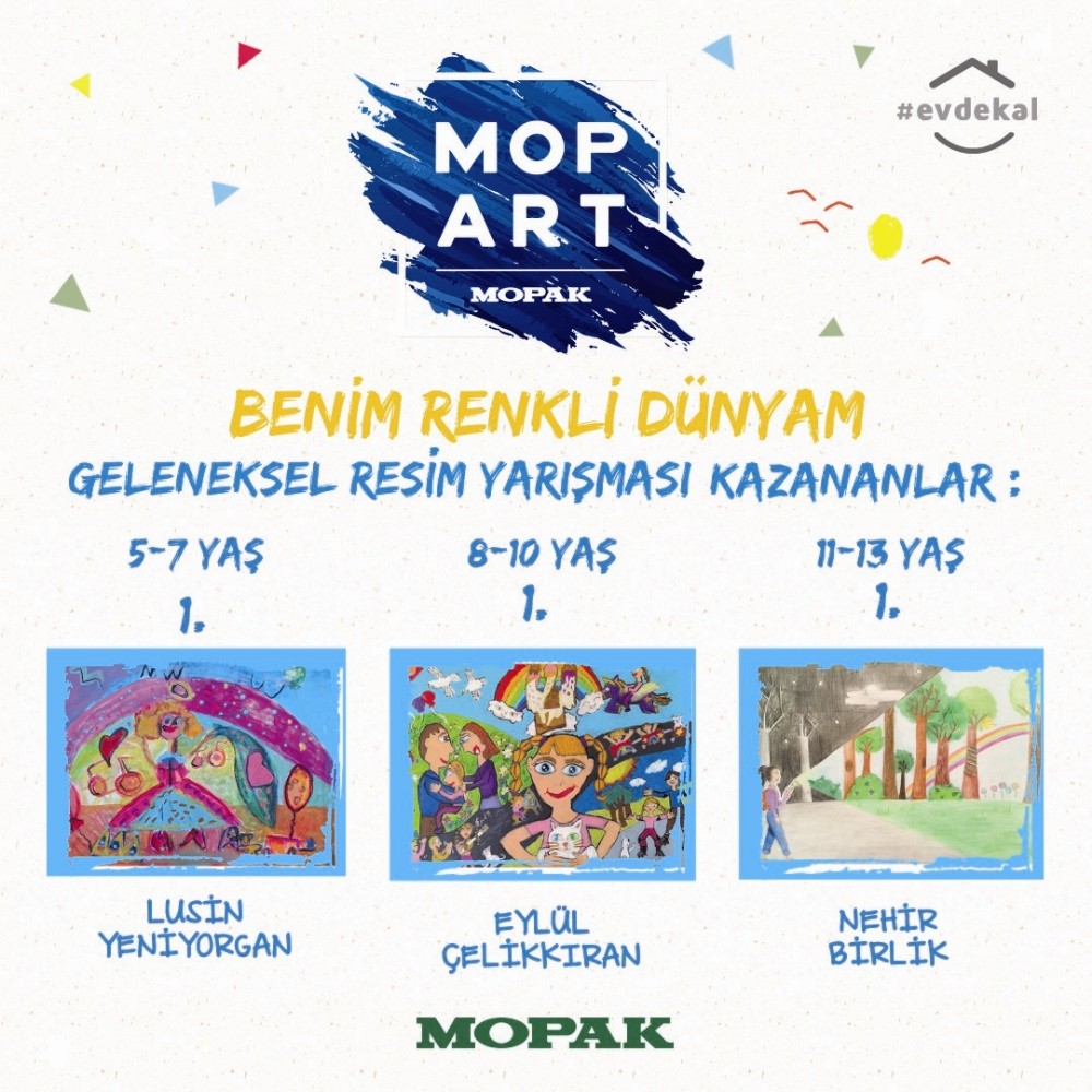 MOPART resim yarışmasının kazananları belli oldu 