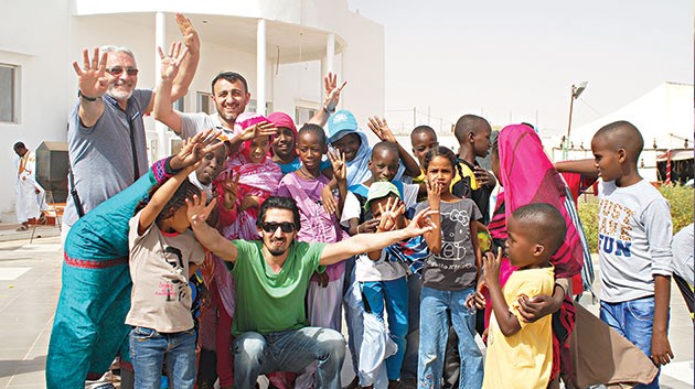 Moritanya’da yetimlerin yüzü güldü