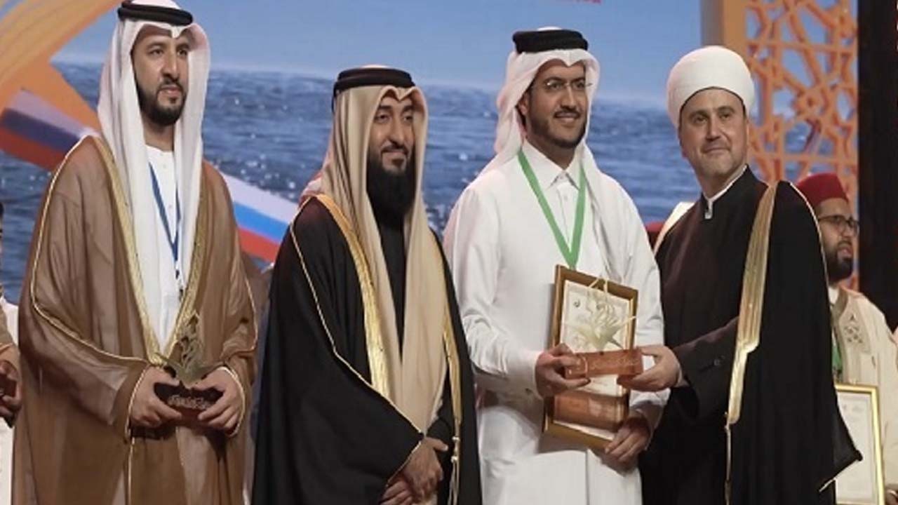 Moskova Uluslararası Kur’an Yarışması'nda dereceye girenler ödüllendirildi