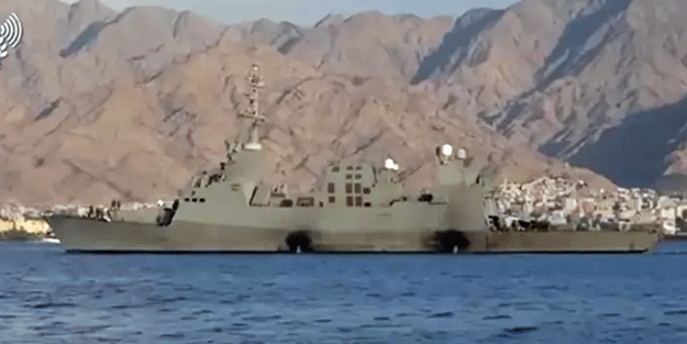 Mossad paylaştı! İsrail savaş gemileri Kızıldeniz'de