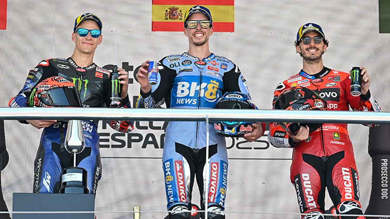 MotoGP'de İspanya rüzgarı! Sezonun ilk galibiyeti geldi! Torak Razgatlıoğlu ise 19. sırada bitirdi