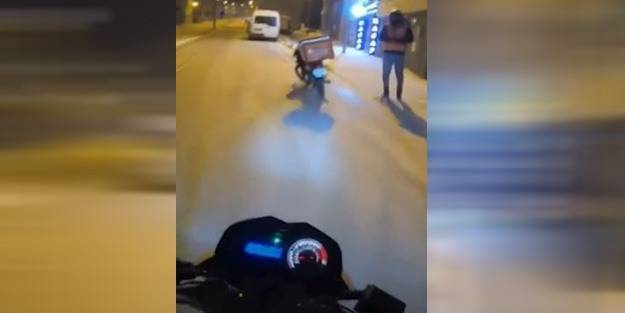 Motorcular arasında izleyenlerin içini ısıtan diyalog!