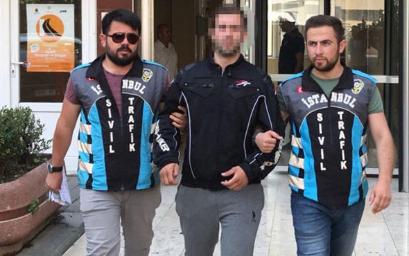 Motorsikletli maganda utanmaz çıktı!