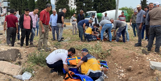 Motosiklet, AFAD aracıyla çarpıştı