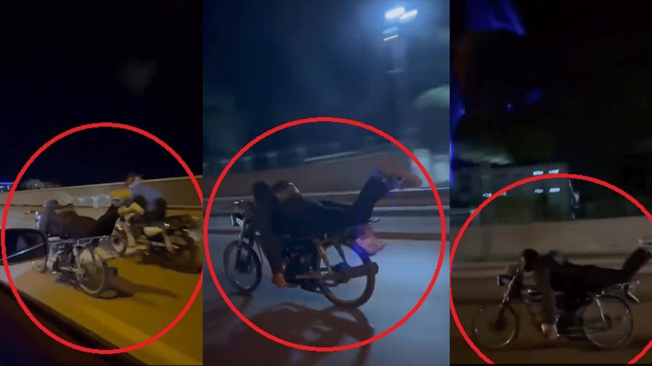 Motosiklet ile ölümüne yolculuk