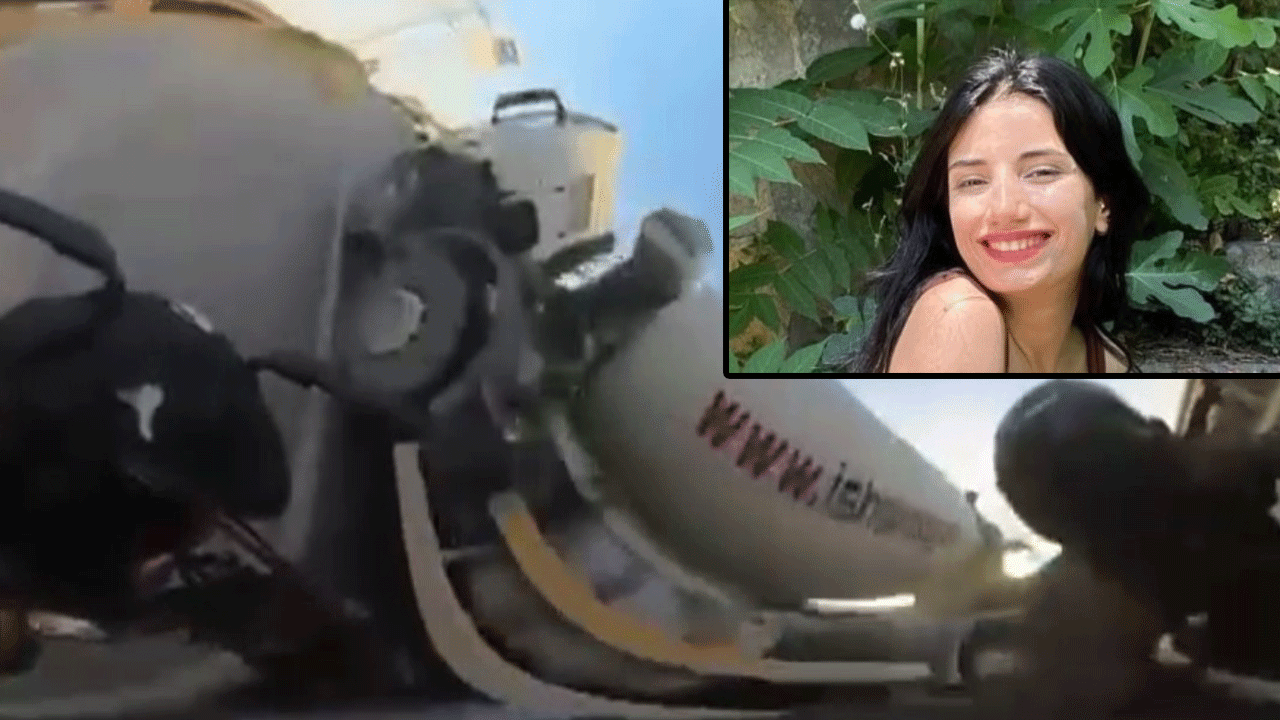 Motosiklet kazasında hayatını kaybeden Saniye'nin son anları kamerada!
