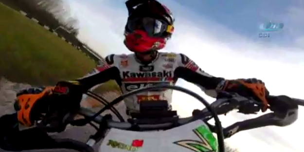 Kenan Sofuoğlu böyle kaza yaptı/VİDEO