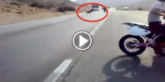 Motosiklet yarışı ölümle bitti!