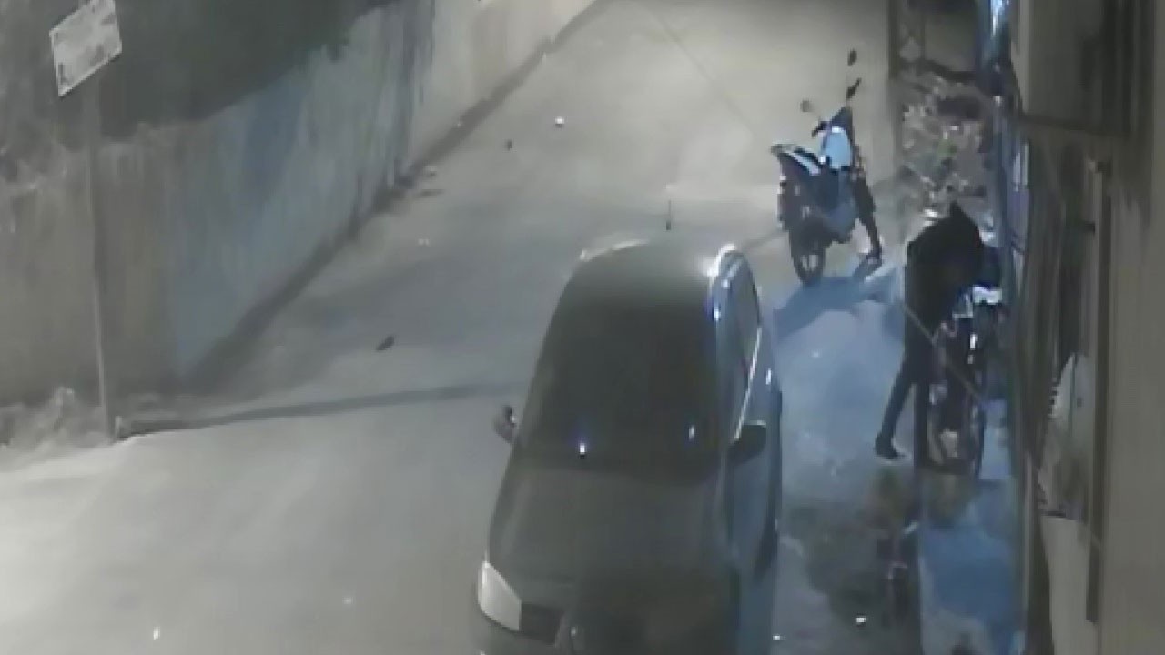 Motosikleti çaldı, savunması şaşkına çevirdi