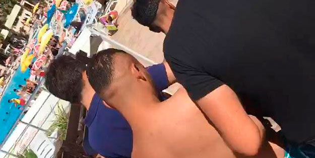 Motosikletli kapkaç çetesi havuz başında yakalandı