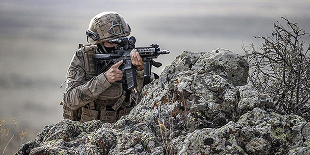 Suriye ve Irak'ın kuzeyinde 16 terörist etkisiz hale getirildi