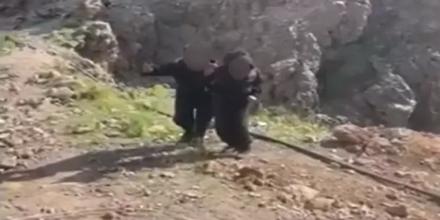 MSB görüntüleri paylaştı: Teröristler böyle teslim oldu