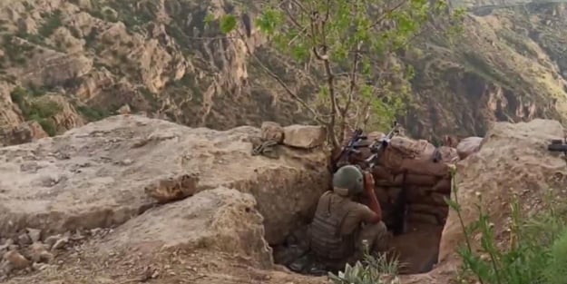 MSB görüntüleri paylaştı! TSK'dan terör örgütü PKK'ya 'Pençe' darbesi