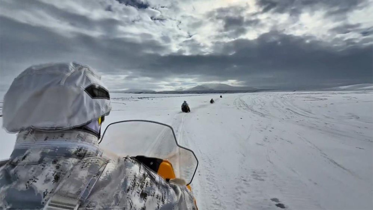 MSB'den Kars Şehit Piyade Teğmen Harun Aslan Kış Tatbikatı paylaşımı