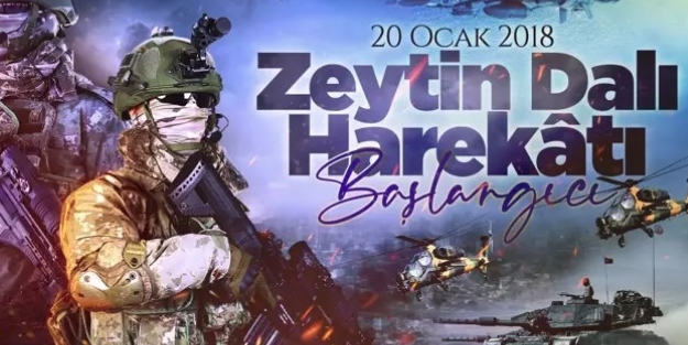 MSB'den 'Zeytin Dalı Harekatı' paylaşımı