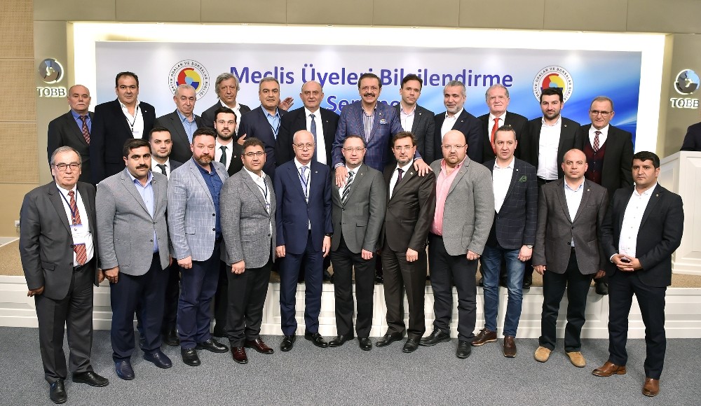 MTSO meclis üyeleri, TOBB’da bilgilendirme seminerine katıldı 