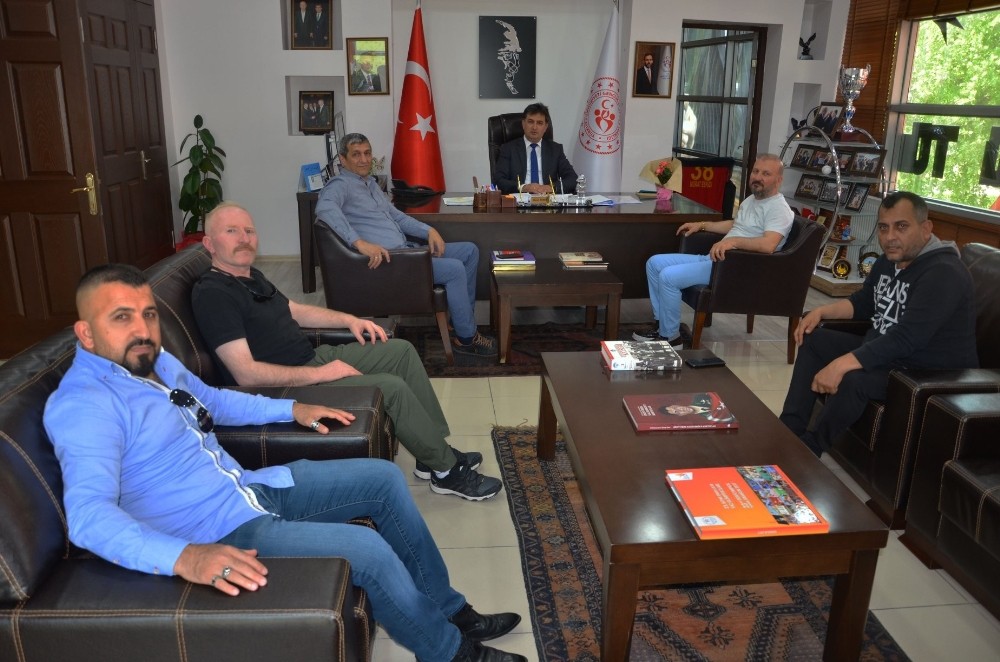 Muay Thai camiasından Eskici’ye ziyaret 