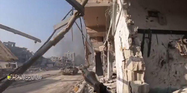 Mücahid Kassam Tugayları yakın mesafe operasyonların görüntüsünü paylaştı!