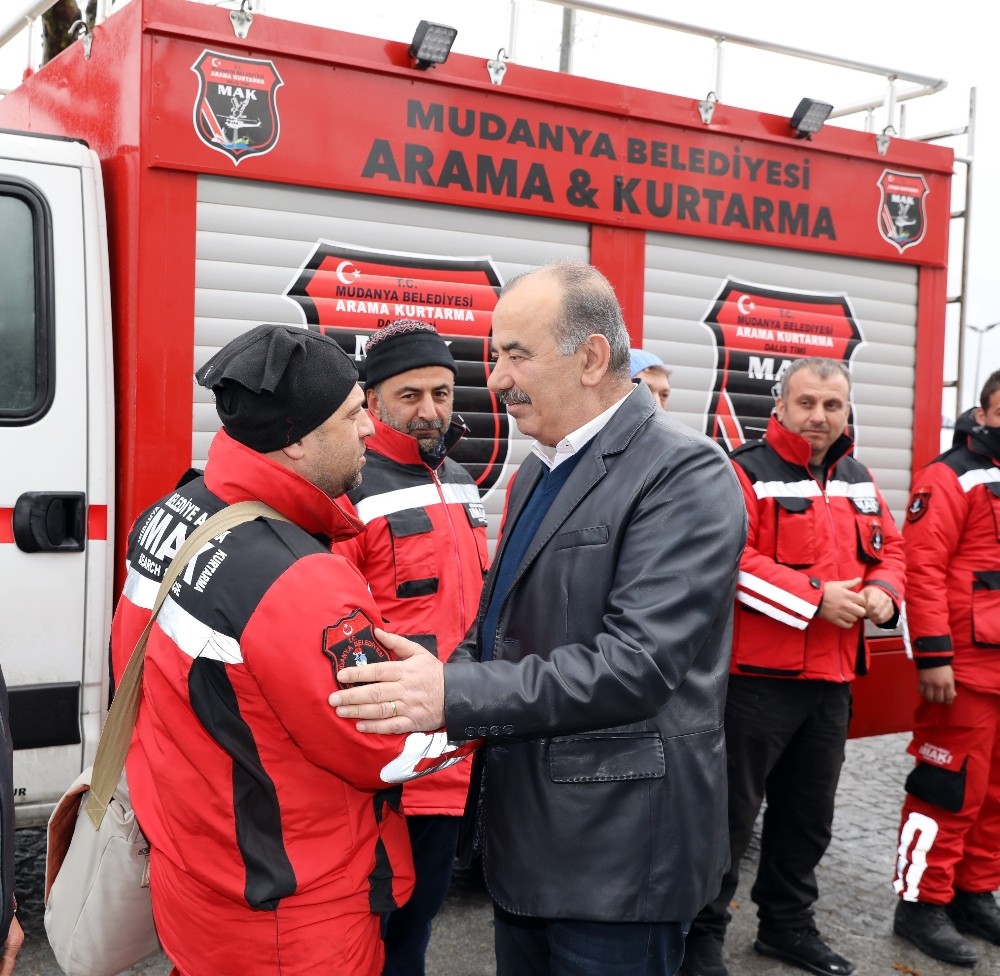 Mudanya Arama Kurtarma Bursa’ya döndü 