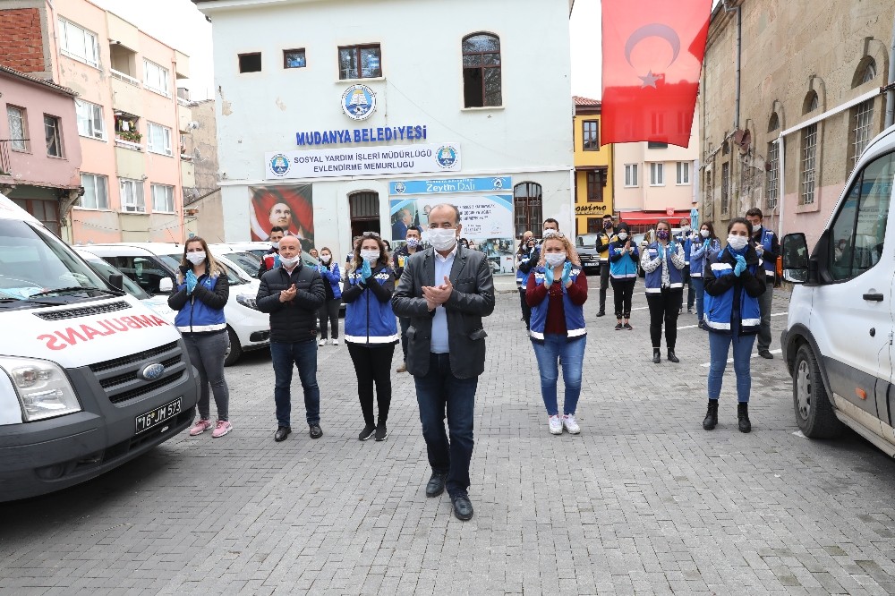 Mudanya Belediyesi korona günlerinde dayanışmayı büyüttü 