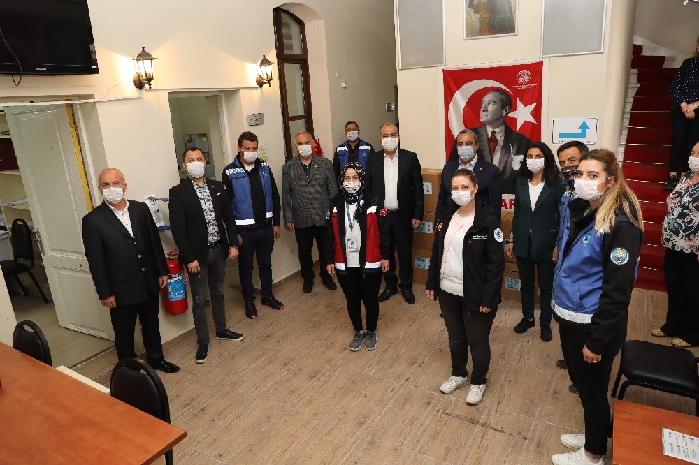 Mudanya Belediyesi personeline teşekkür ziyareti 