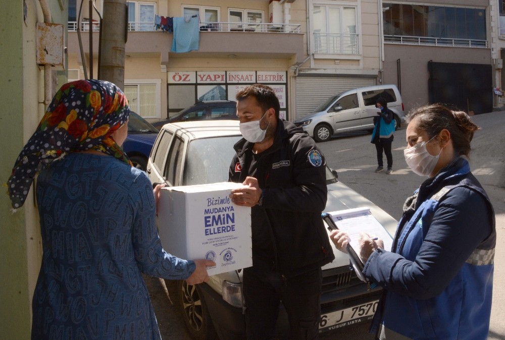 Mudanya Belediyesinden 4 bin 166 aileye ramazan paketi 