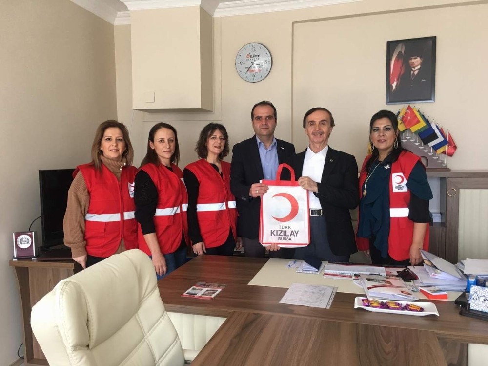 Mudanya Kızılay Temsilciliği huzur verdi 
