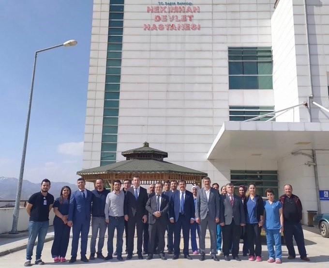 Müdür Bentli hastaneleri denetledi 