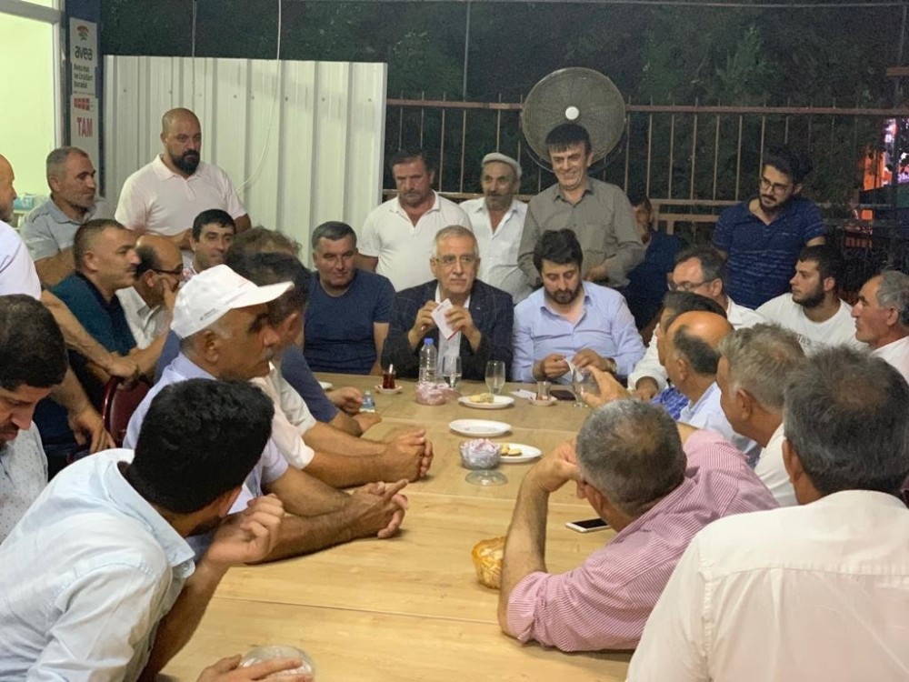Müfit Aydın’dan mahalle ve esnaf ziyaretleri 