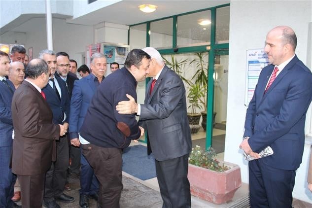 Müftü Akkuş personeli ile vedalaştı 