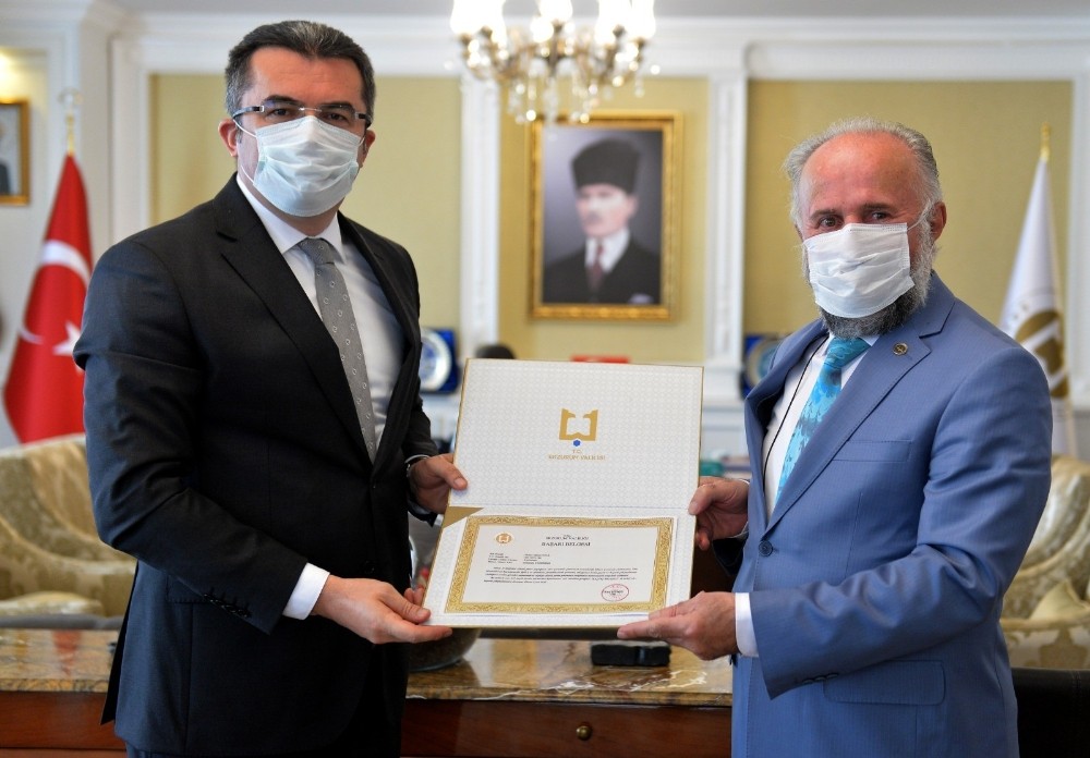 Müftü Sula’dan Vali Memiş’e veda ziyareti 
