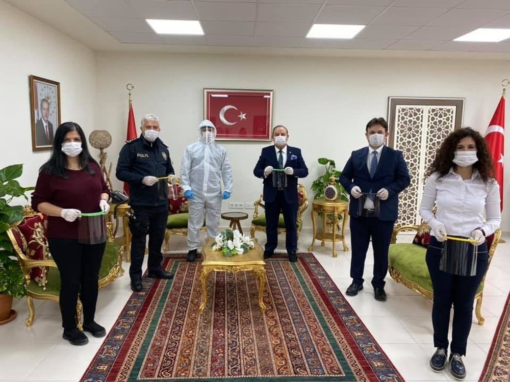 Muğla BİLSEM’den sağlık ve güvenlikçiler için koruyucu siperlik 