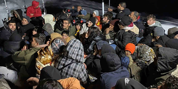 59 düzensiz göçmen kurtardı