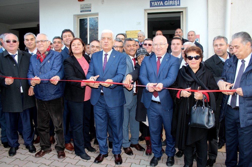 Muğla İli Muhtarlar Federasyonu ofisi törenle açıldı 
