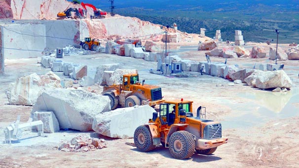 Muğla mermeri, dünyaya satılıyor
