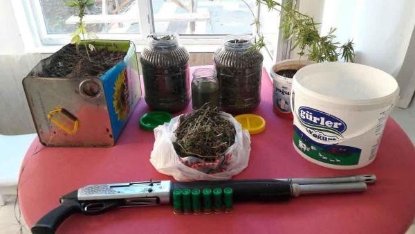 Muğla'da 1 kilo 300 gram esrar ele geçirildi