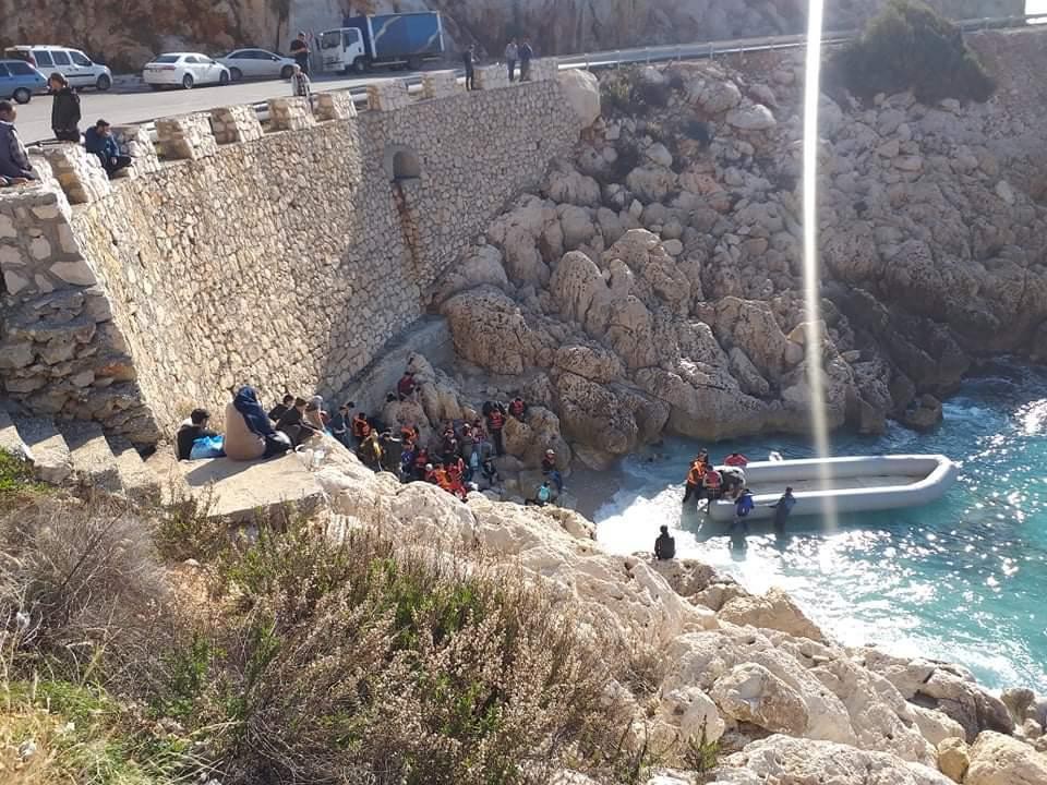 Muğla’da 150 göçmen botla Meis Adası’na geçti 