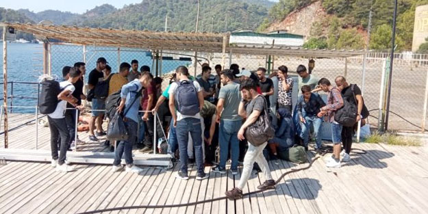 Muğla'da 33 düzensiz göçmen yakalandı