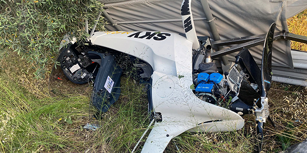 Muğla’da cayrokopter düştü: 2 yaralı