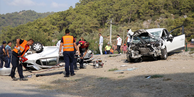 Muğla’da feci kaza! 1 ölü, 1 yaralı