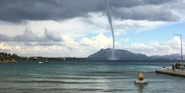 Muğla'da hortum paniği